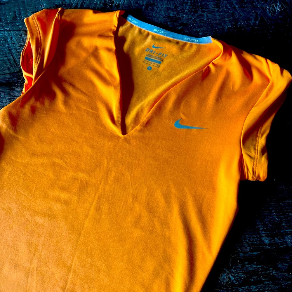 Nike Women’s Neon Orange  Dri-Fit T-Shirt